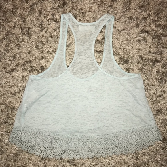 Abercrombie & Fitch crop tank with lace - Picture 2 of 5